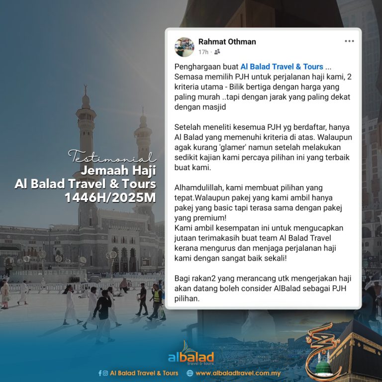 TESTIMONIAL HAJI 1446H 1